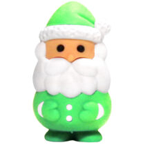 Iwako Santa Claus Mini Eraser: Green Suit