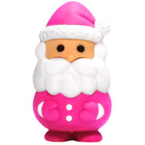 Iwako Santa Claus Mini Eraser: Pink Suit