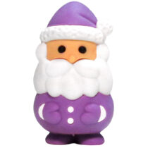 Iwako Santa Claus Mini Eraser: Purple Suit