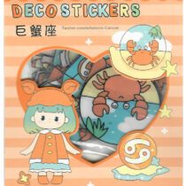 Kawaii Zodiac Planner Stickers: Cancer Crab