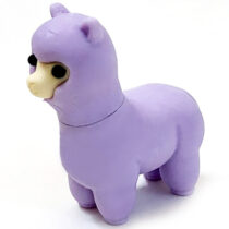 Iwako Pastel Llama Mini Eraser: Purple