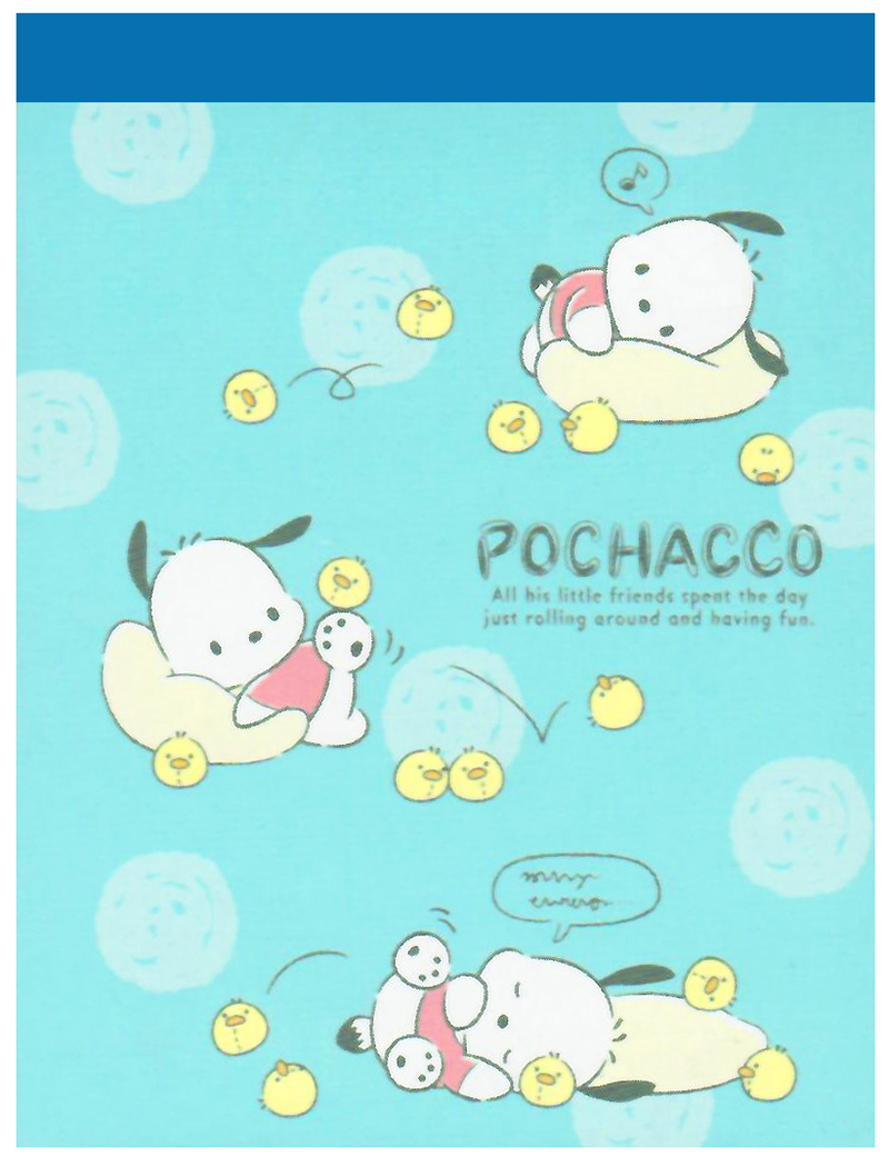 Sanrio Pochacco Dream Life Big Mini Memo Pad