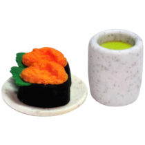 Iwako Sushi-Go-Round Mini Erasers: Sea Urchin