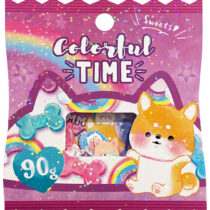 Crux Colorful Time Shiba Die-Cut Sticker Sack