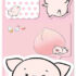Nekoni Chinese Zodiac Die-Cut Sticky Memo Pads: Pig
