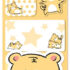 Nekoni Chinese Zodiac Die-Cut Sticky Memo Pads: Tiger