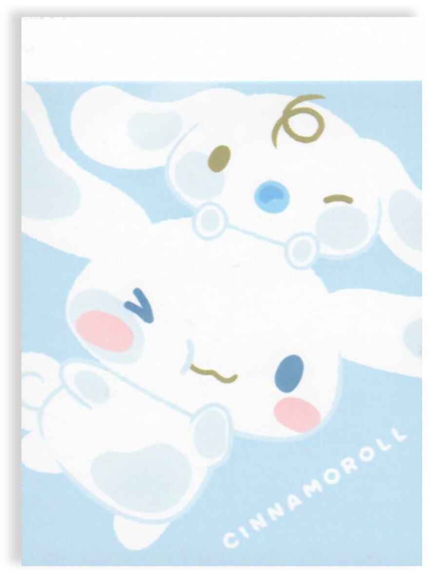 Sanrio Cinnamoroll Blue Smush Mini Memo Pad