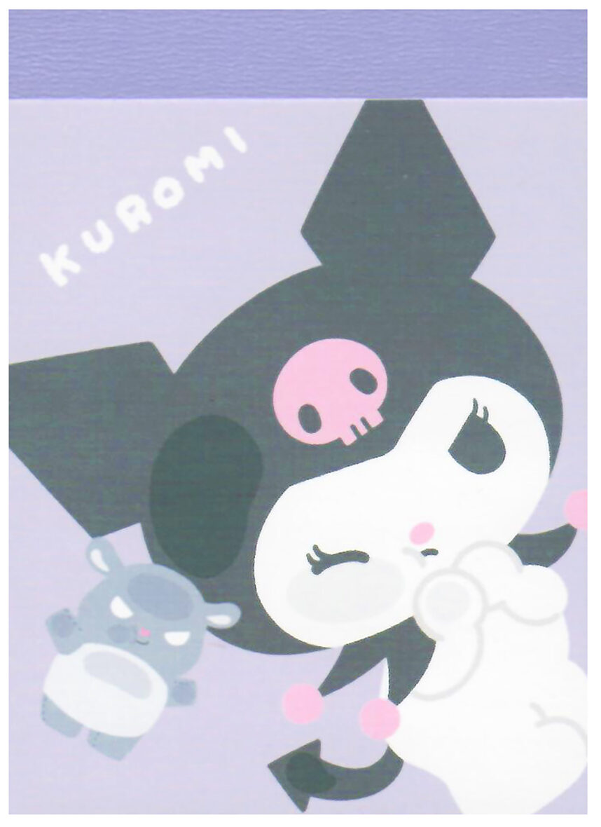 Sanrio My Melody Kuromi Purple Smush Mini Memo Pad