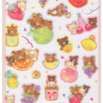 San-x Rilakkuma Kiraholo Fruits Sticker Sheet