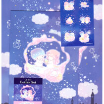 Sanrio Little Twin Stars Night Sky Letter Set w/ Stickers