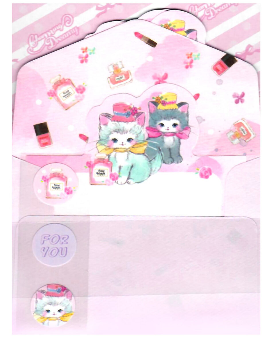 Lemon Co. Charming Dreamy Mini Letter Set: Kittens