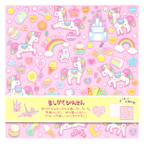 Lemon Co. Charming Dreamy Jumbo Memo Pad: Pink Unicorn