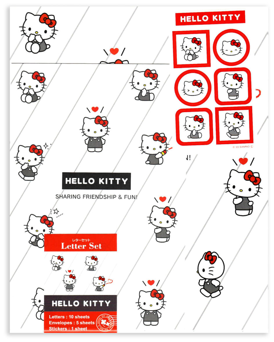 Sanrio Hello Kitty Friendship Letter Set w/ Stickers