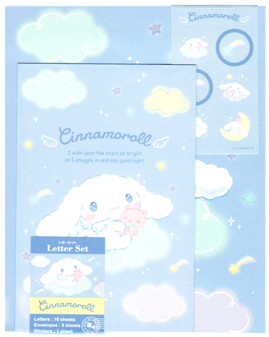 Sanrio Cinnamoroll Angel Letter Set w/ Stickers