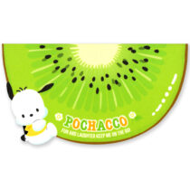 Sanrio Pochacco Fruit Die-Cut Memo Pad: Kiwi