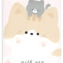 Kamio With You Animal Kittens Mini Memo Pad