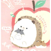 Q-Lia Apple Hedgehog Mini Memo Pad