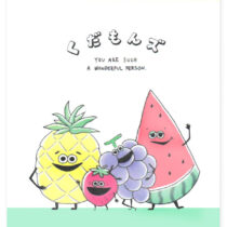 Crux Wonderful Fruit Friends Mini Memo Pad