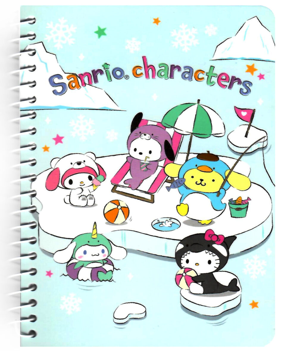 Sanrio Friends Winter Party Mini Spiral Notebook