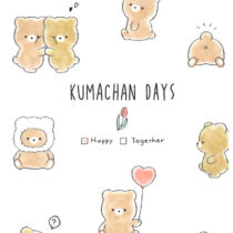 Crux Kumachan Bears Mini Memo Pad