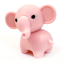 Iwako Elephant Mini Eraser: Pink