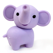 Iwako Elephant Mini Eraser: Purple