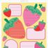 Kawaii Strawberries Jumbo Memo Label Sheets