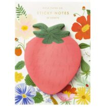 Rifle Paper Co. Strawberry Jumbo Die-Cut Sticky Memo Pad