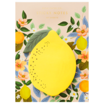 Rifle Paper Co. Lemon Jumbo Die-Cut Sticky Memo Pad