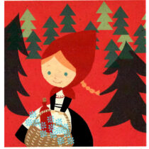 Shinzi Katoh Little Red Riding Hood Bring Postcard