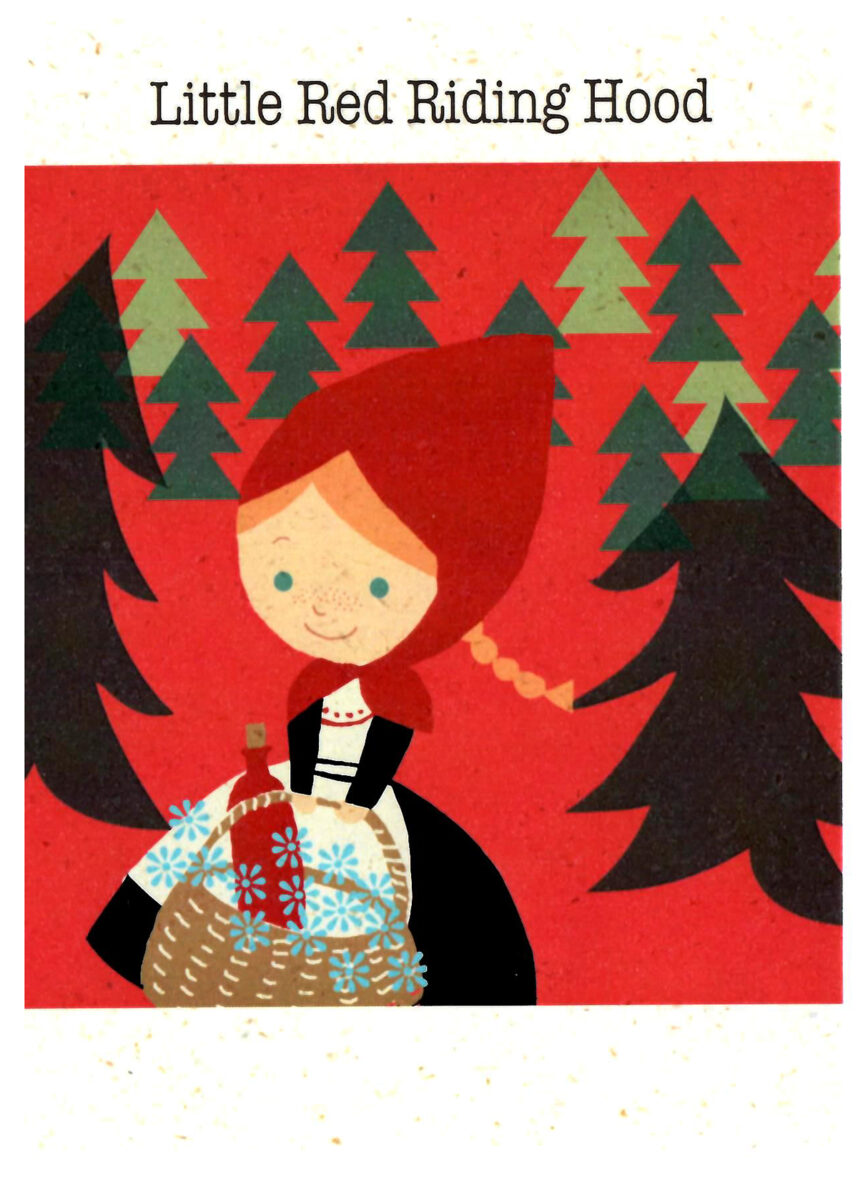 Shinzi Katoh Little Red Riding Hood Bring Postcard