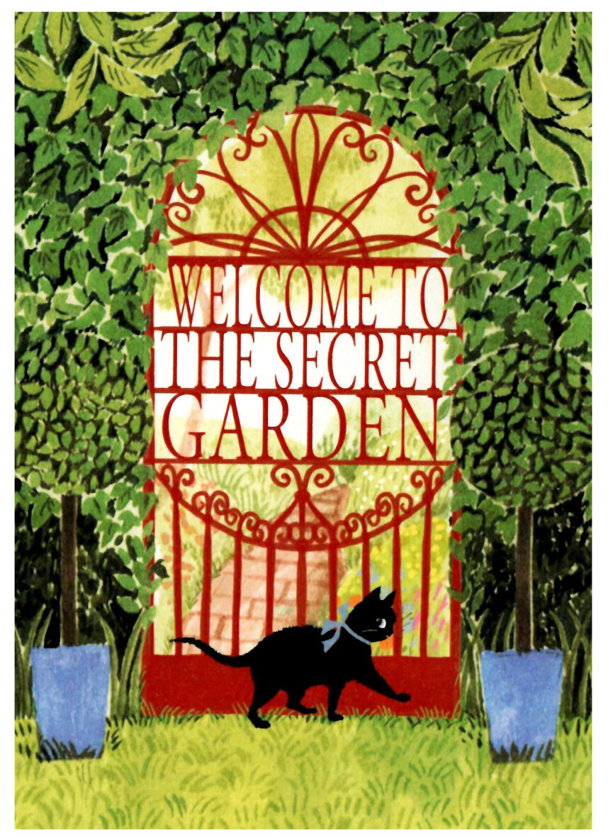 Shinzi Katoh Welcome to the Secret Garden Postcard