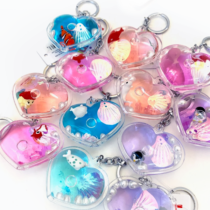 heart key chains