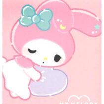 Sanrio My Melody Heart Mini Memo Pad