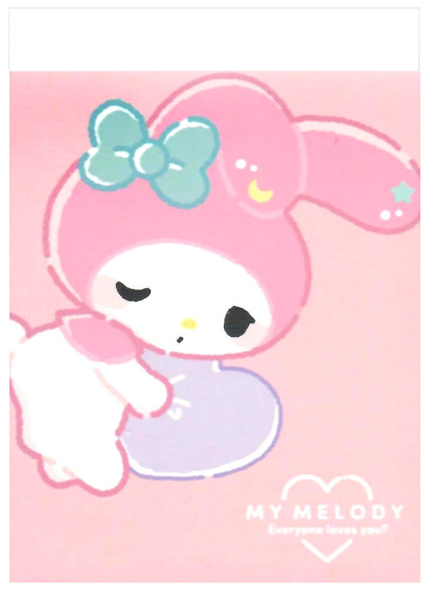 Sanrio My Melody Heart Mini Memo Pad