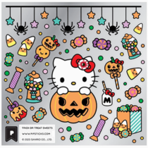 Hello Kitty & Friends Halloween Party Sticker Sheet