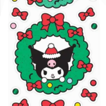 Hello Kitty & Friends Holiday Wreaths Sticker Sheet