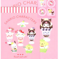 Sanrio Character Desserts Letter Set w/ Stickers