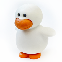 Iwako Barn Friends Mini Eraser: Duck