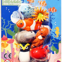 Iwako Sea Life Kawaii Eraser Set
