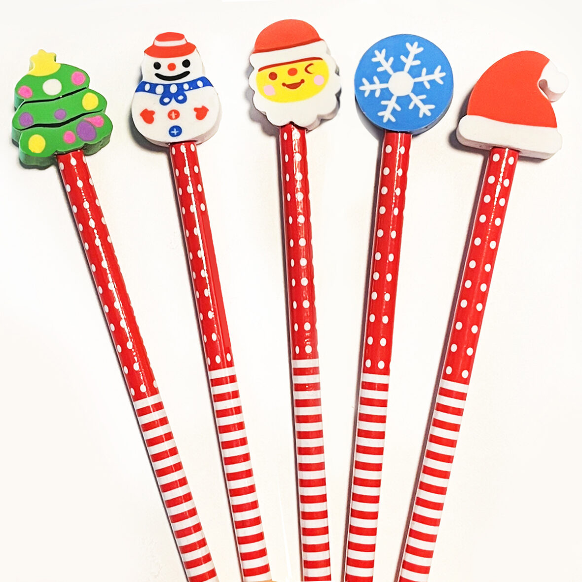 Cute Christmas Topper Pencil w/ Sharpener