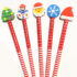 Cute Christmas Topper Pencil w/ Sharpener
