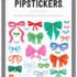 Happy Holidays Gift Bows Sticker Sheet