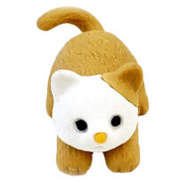 Iwako Kitten Mini Eraser: Yellow and White