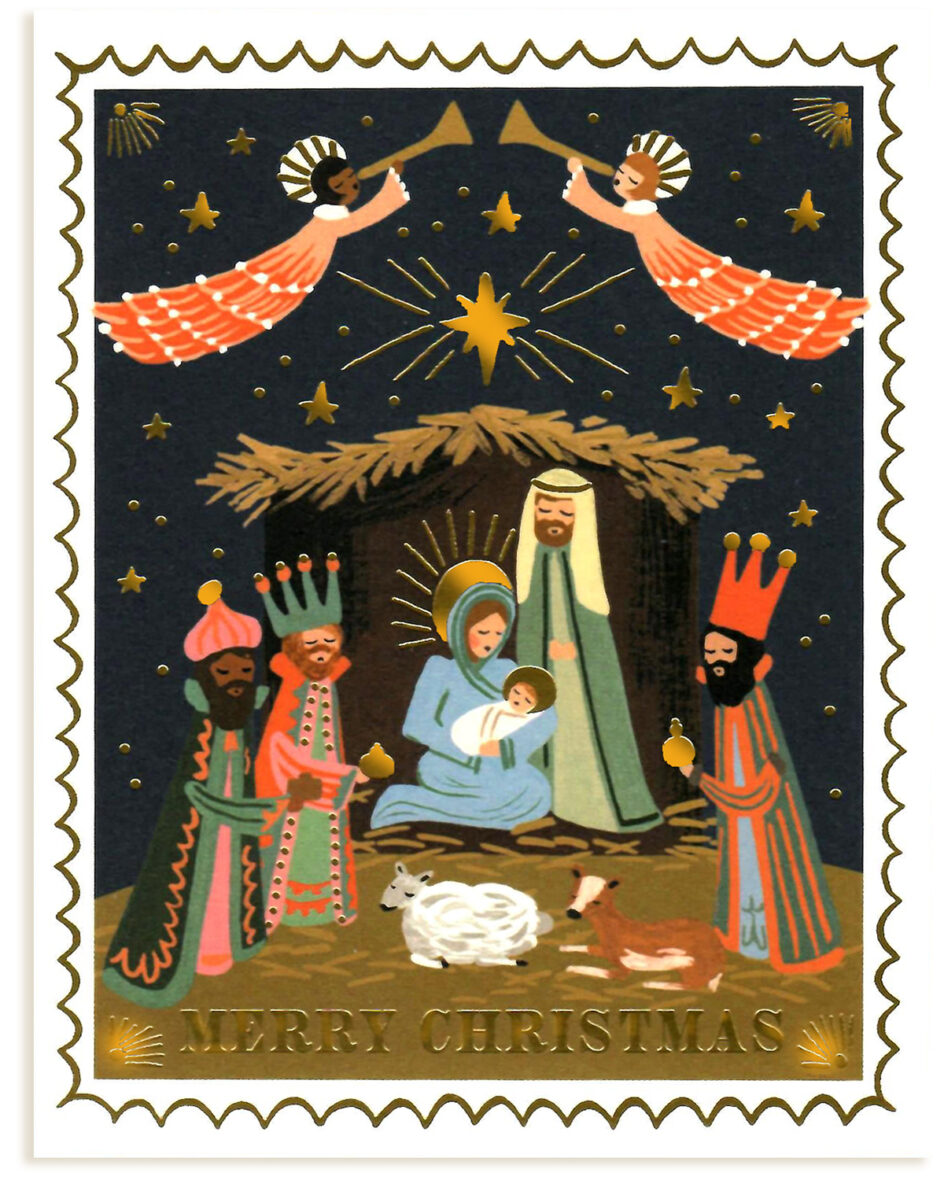 Rifle Paper Co. Christmas Nativity Greeting Card