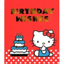 Sanrio Hello Kitty Happy Birthday Wishes Deluxe Card