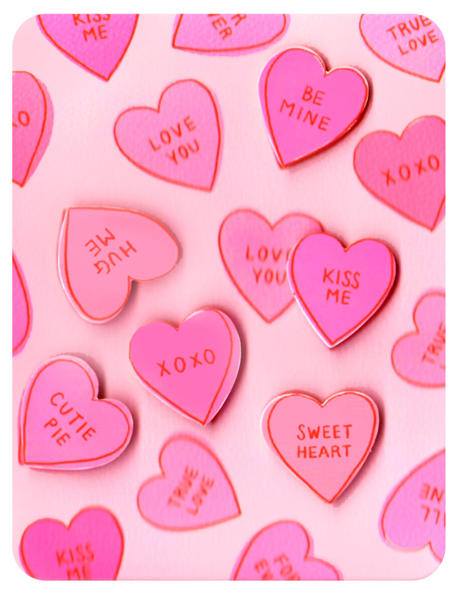 Studio Oh! Candy Hearts Deluxe Card w/ Sticker