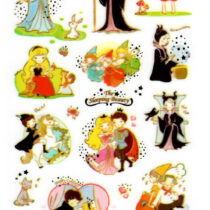 Funny Sticker World Sleeping Beauty Fairy Tale Sticker Sheet