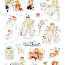 Funny Sticker World Snow Queen Fairy Tale Sticker Sheet