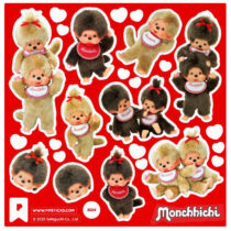 Monchhichi Mix Friends Die-cut Sticker Sheet